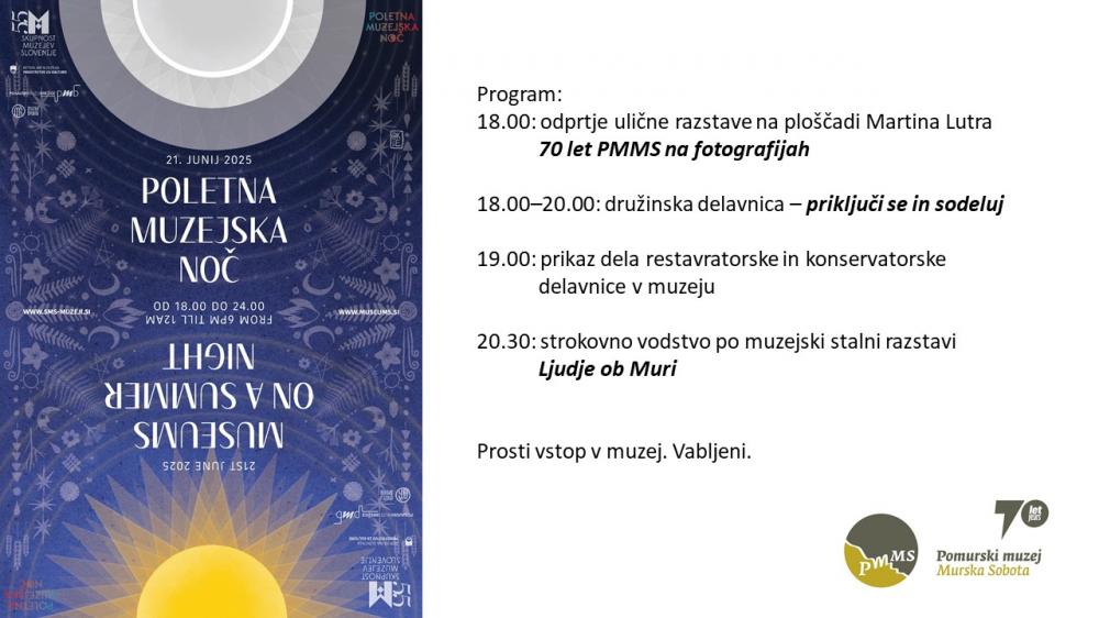 Poletna muzejska noč v PMMS