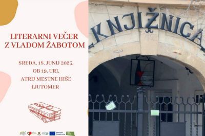 Literarni večer z Vladom Žabotom