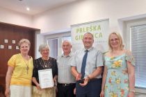 Podelitev certifikatov prleška gibanica