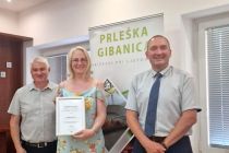 Podelitev certifikatov prleška gibanica