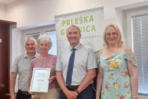 Podelitev certifikatov prleška gibanica