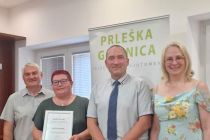 Podelitev certifikatov prleška gibanica