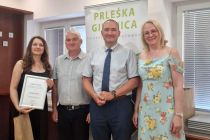 Podelitev certifikatov prleška gibanica