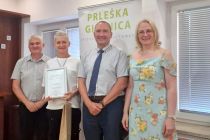 Podelitev certifikatov prleška gibanica