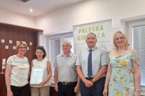 Podelitev certifikatov prleška gibanica