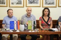 Branko Kristl, Goran Šoster in Olga Karba