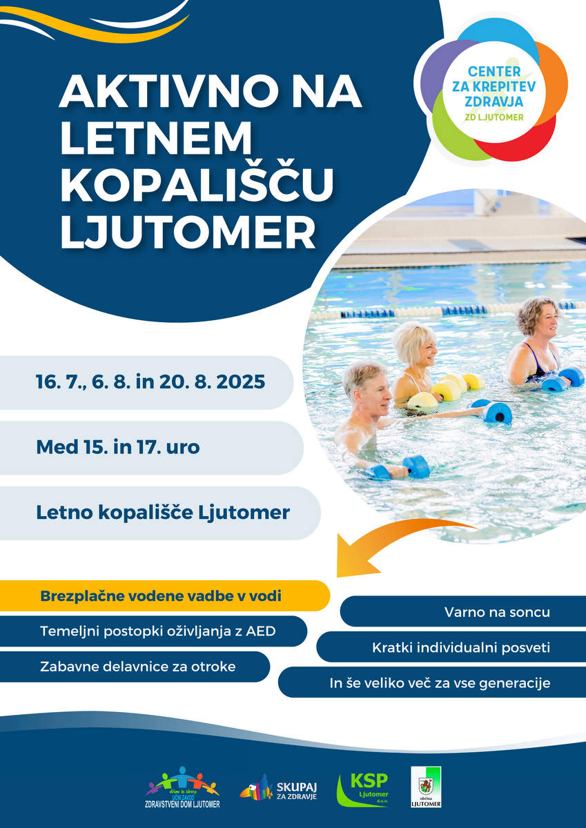 Aktivno na letnem kopališču Ljutomer