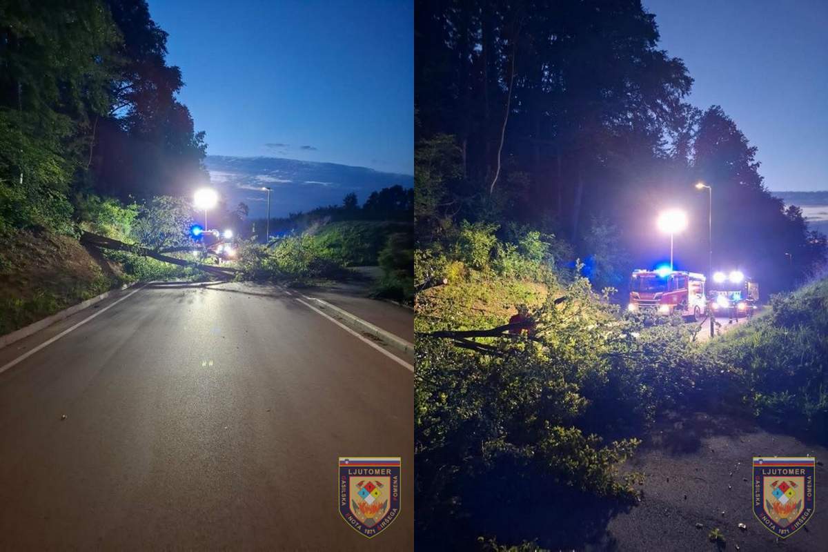 Na cesto se je podrlo drevo Na cesto se je podrlo drevo