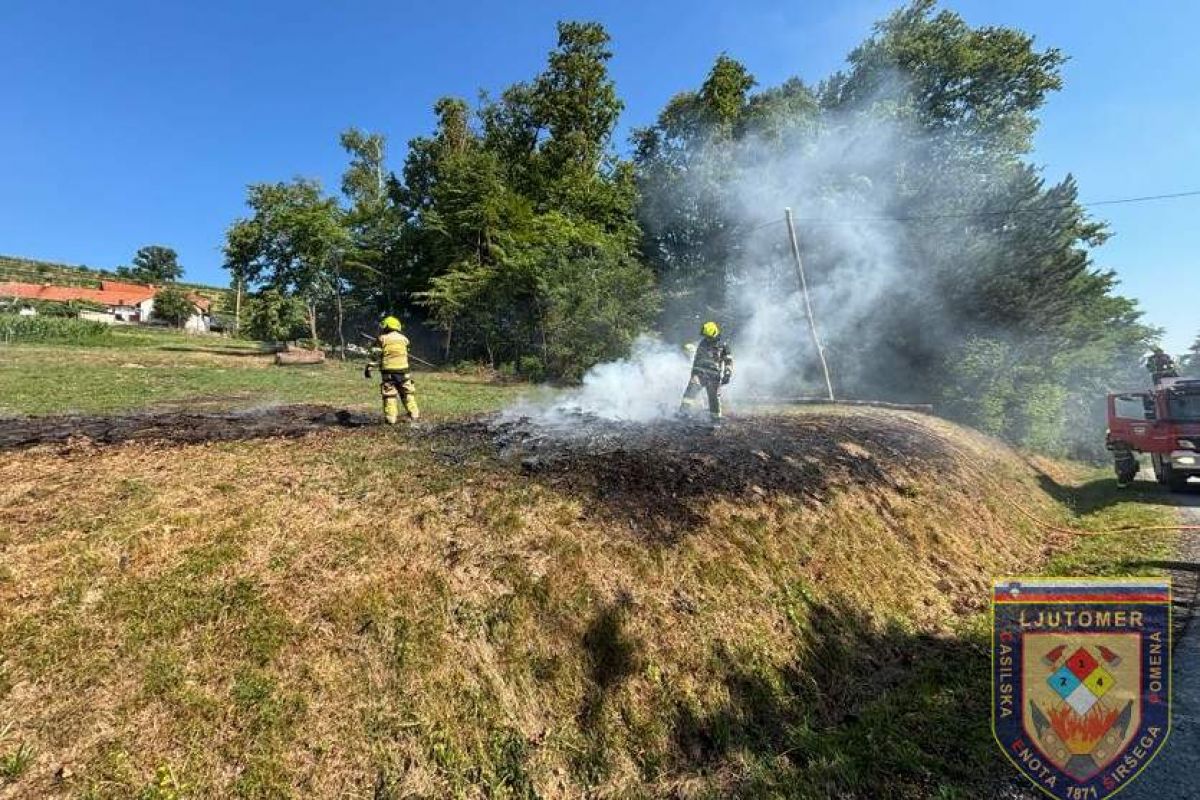 Požar so pogasili gasilci