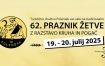 62. PRAZNIK ŽETVE na POLENŠAKU, 19.-20. julija 2025