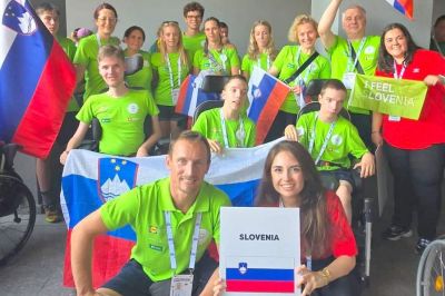 Slovenska odprava na 7. evropskih paraigrah mladih v Istanbulu