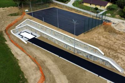 Zaključek gradnje nove atletske steze v Podgorcih, foto: Občina Ormož