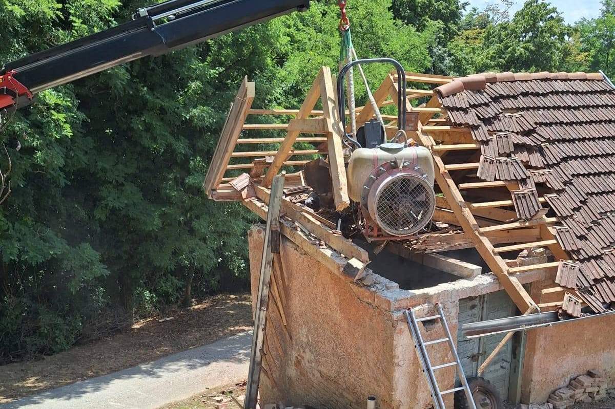 Nesreča s traktorjem Nesreča s traktorjem