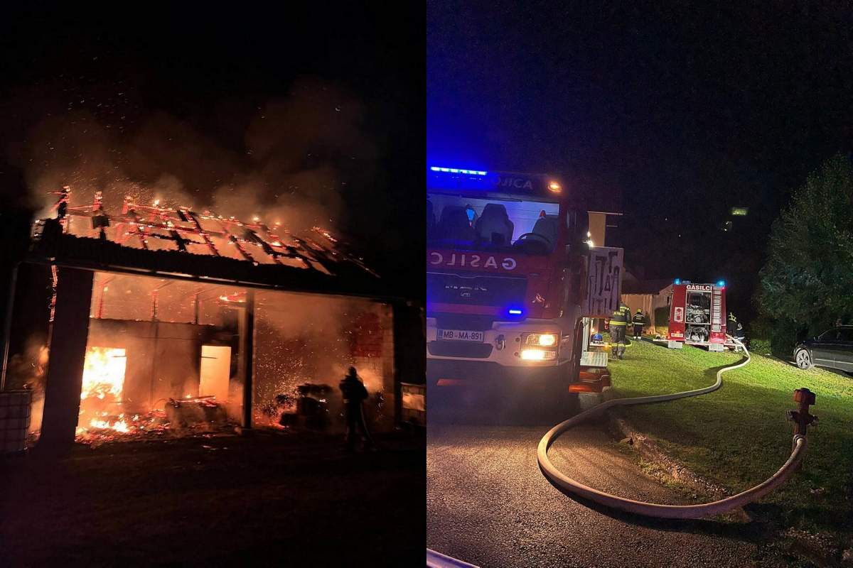 Požar so pogasili gasilci Požar so pogasili gasilci