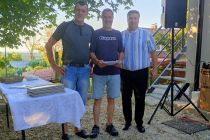 Postavljanje klopotca Društva vinogradnikov Mala Nedelja
