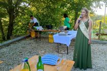 Postavljanje klopotca Društva vinogradnikov Mala Nedelja