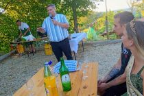 Postavljanje klopotca Društva vinogradnikov Mala Nedelja