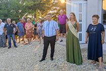 Postavljanje klopotca Društva vinogradnikov Mala Nedelja