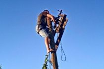 Postavljanje klopotca Društva vinogradnikov Mala Nedelja