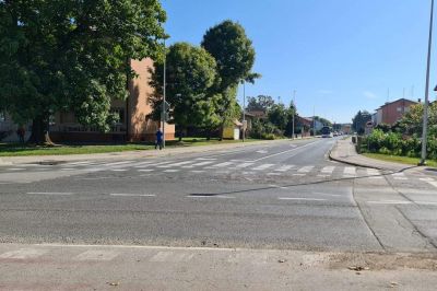 Križišče pri sodišču v Ljutomeru