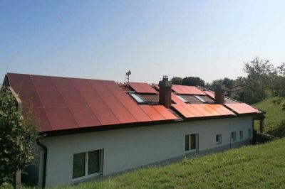 Sončna elektrarna na Vaško gasilskem domu PGD Kapela. Vir: PGD Kapela