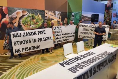 Živinorejci na sejmu, foto: Kmetijsko gozdarska zbornica Slovenije