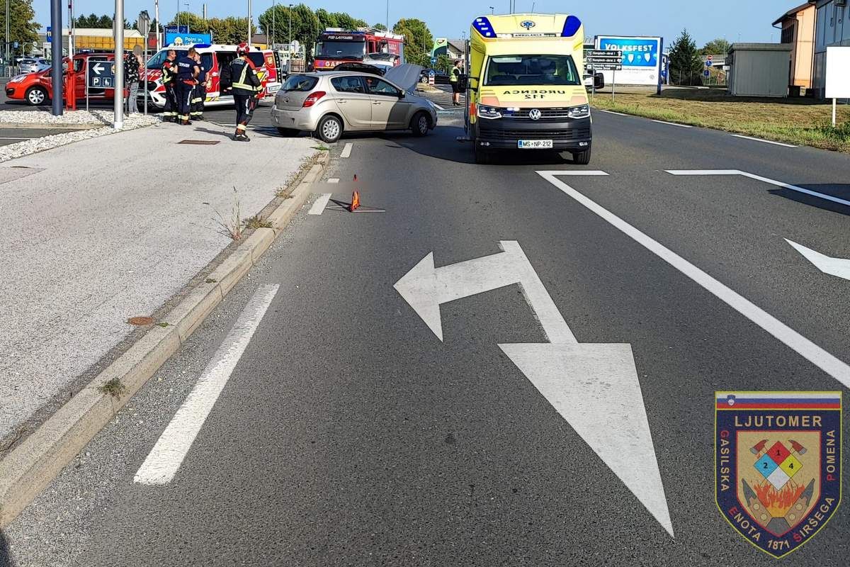 Prometna nesreča v Ljutomeru Prometna nesreča v Ljutomeru