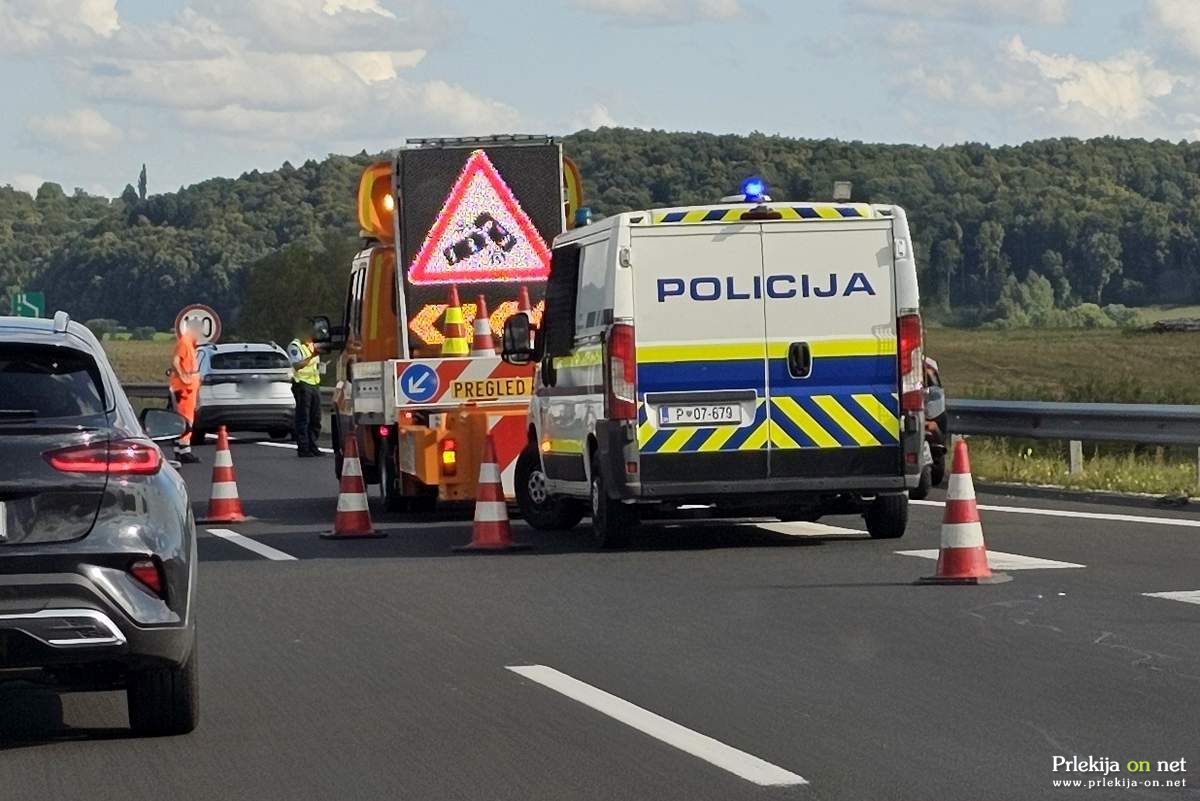 Prometna nesreča na avtocesti
