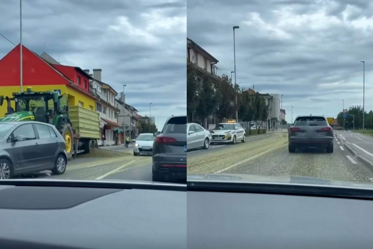 Razsut tovor po cesti