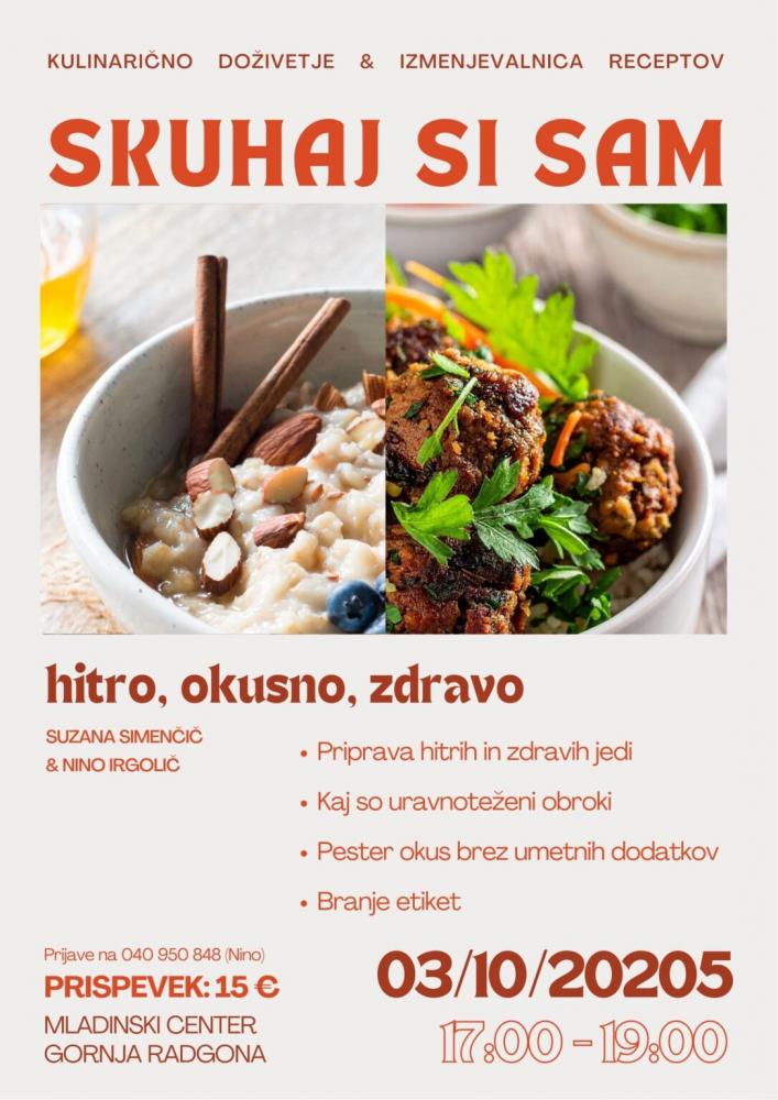 SKUHAJ SI SAM: Hitro, okusno, zdravo