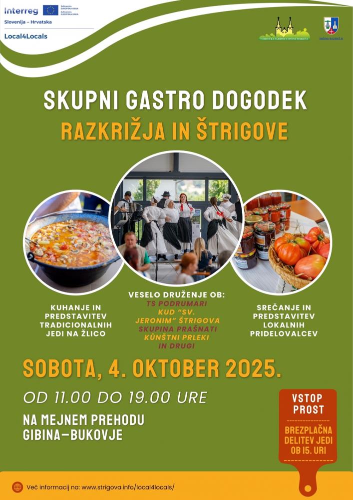 Skupni gastro dogodek Razkrižja in Štrigove