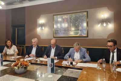 Podpis pogodbe, foto: Občina Križevci