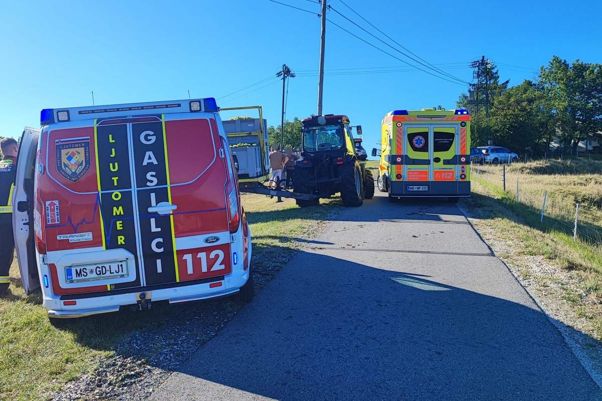 Delovna nesreča v vinogradu