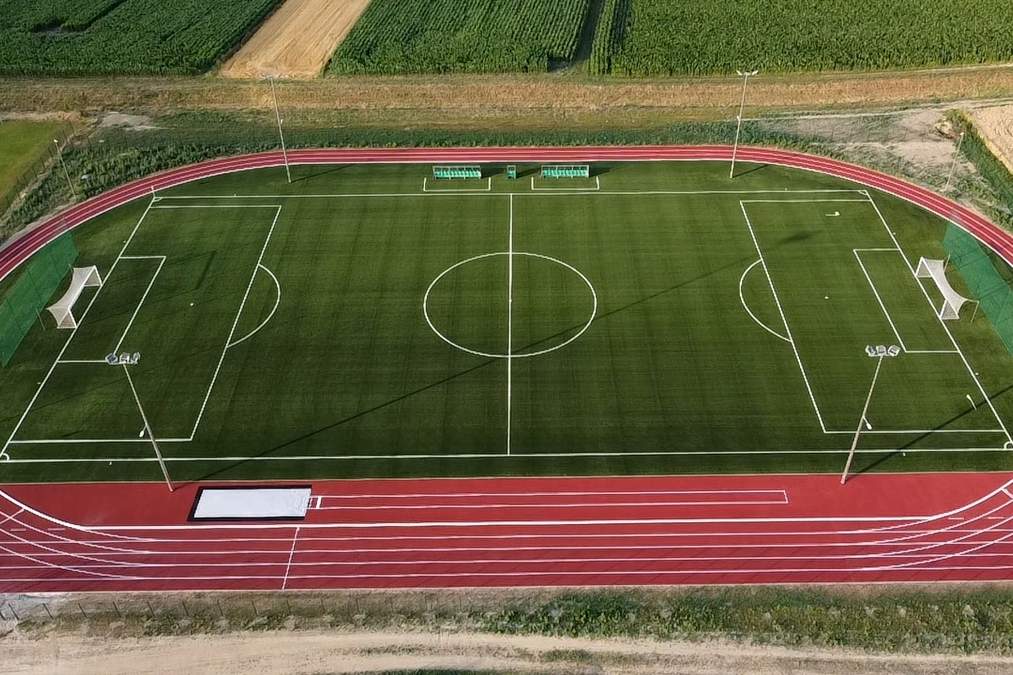 Nova atletska steza in pomožno nogometno igrišče, foto: Občina Središče ob Dravi