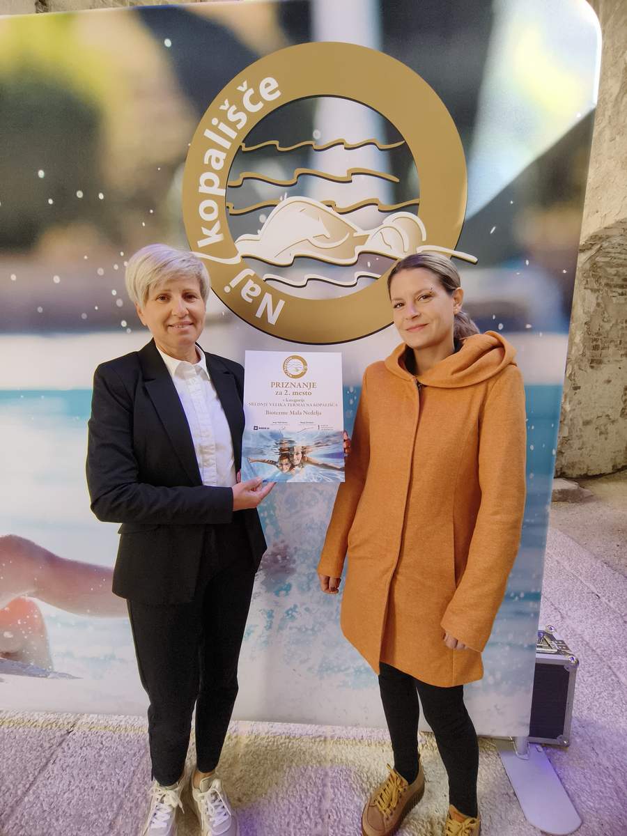 Bioterme Mala Nedelja so osvojile drugo mesto