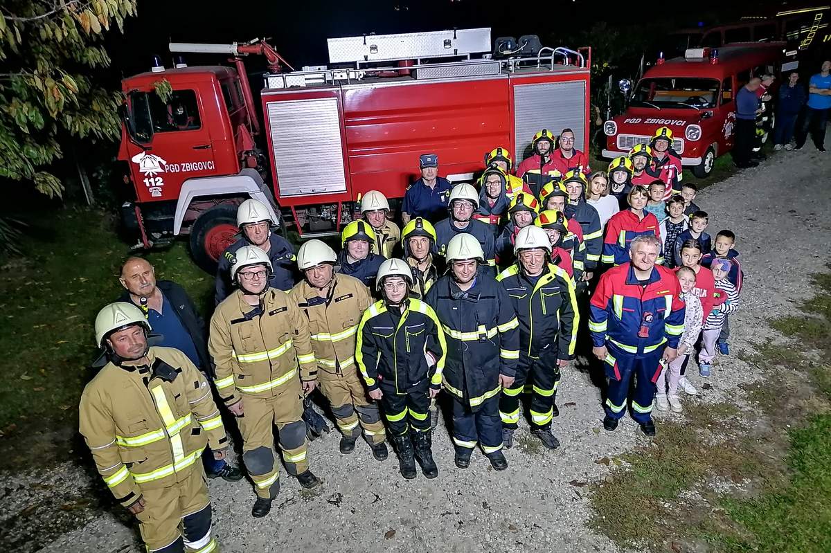Skupna gasilska vaja PGD Orehovci in PGD Zbigovci, foto: Marjan Slavič