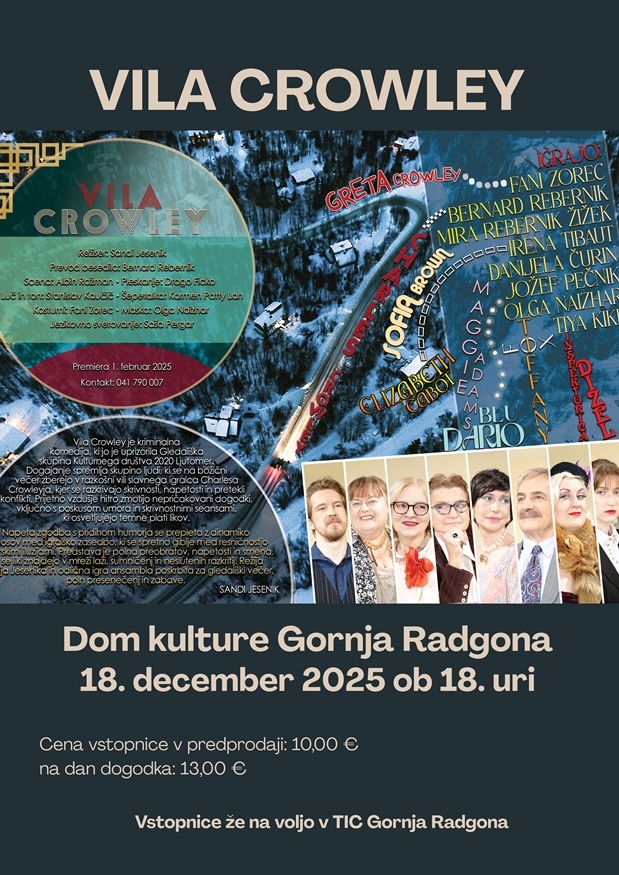 Kriminalna komedija Vila Crowley Kriminalna komedija Vila Crowley