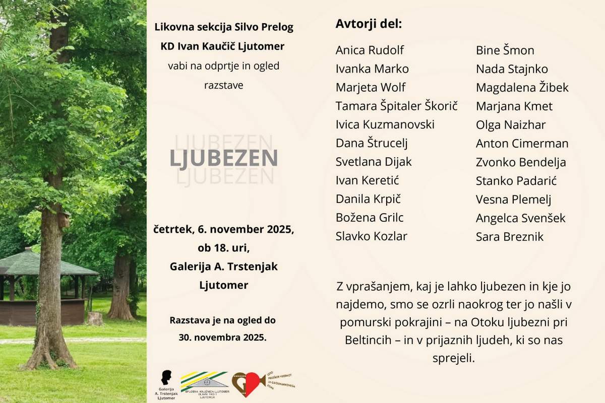 Odprtje razstave z naslovom »Ljubezen« Odprtje razstave z naslovom »Ljubezen«