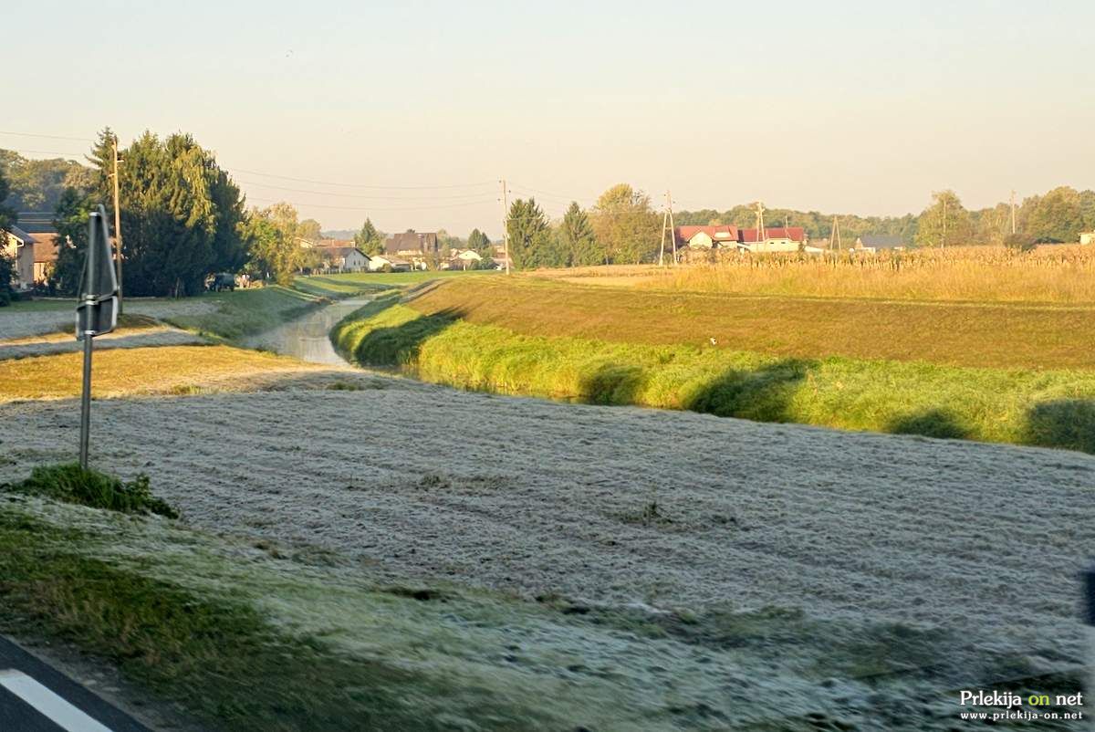 Hladno jutro v Prlekiji