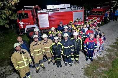 Skupna gasilska vaja PGD Orehovci in PGD Zbigovci, foto: Marjan Slavič