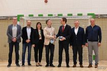 Otvoritev posodobljene športne dvorane pri Veliki Nedelji