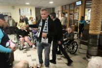 Stanovalci DSO Ljutomer na nogometni tekmi