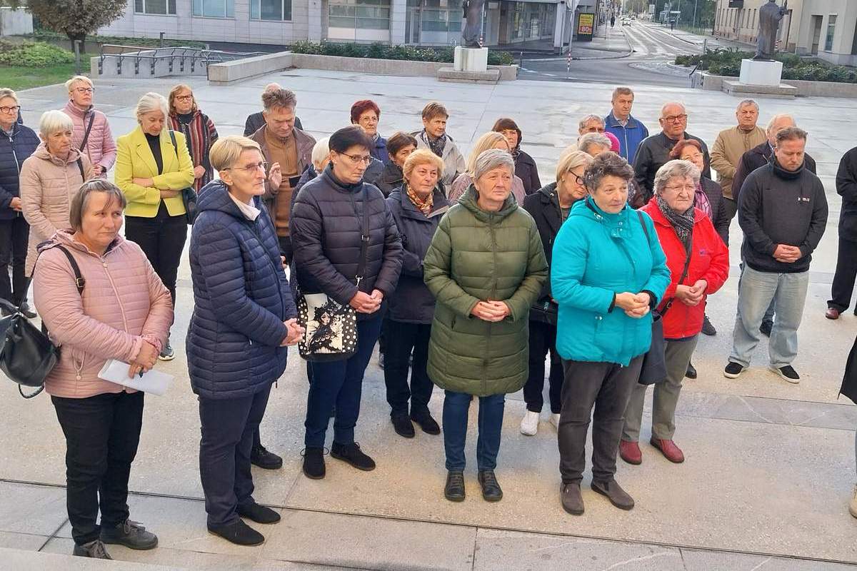Romanje vernikov iz župnij ljutomerske dekanije v soboško stolno cerkev foto: Tonček Horvat