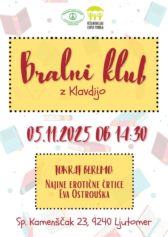 Bralni klub s Klavdijo Bralni klub s Klavdijo