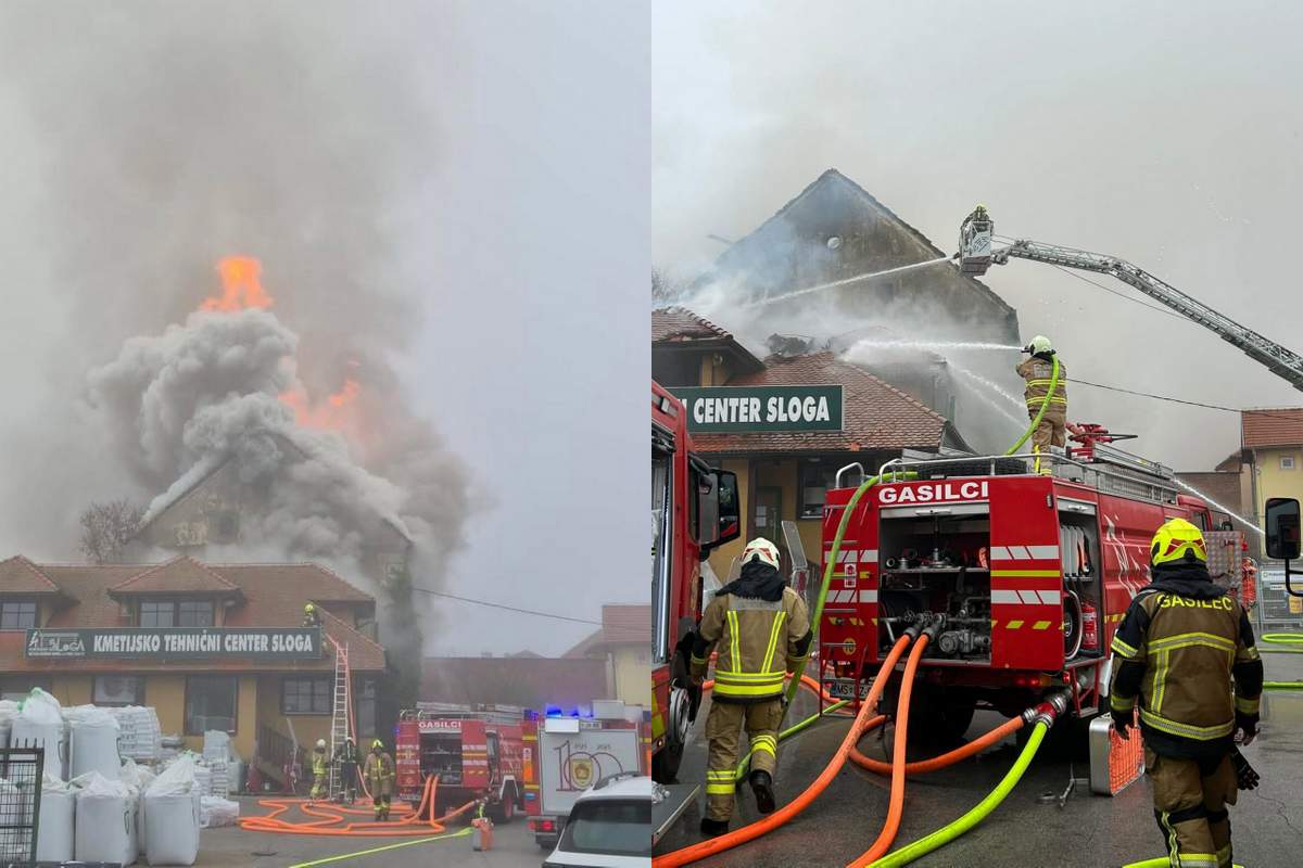 Požar starega mlina, foto: Lucija Vidonja, PGD Ižakovci Požar starega mlina, foto: Lucija Vidonja, PGD Ižakovci