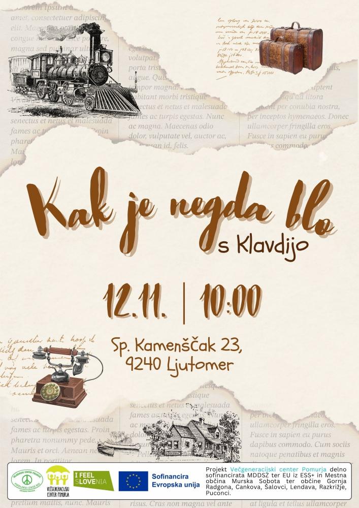 Kak je negda blo s Klavdijo