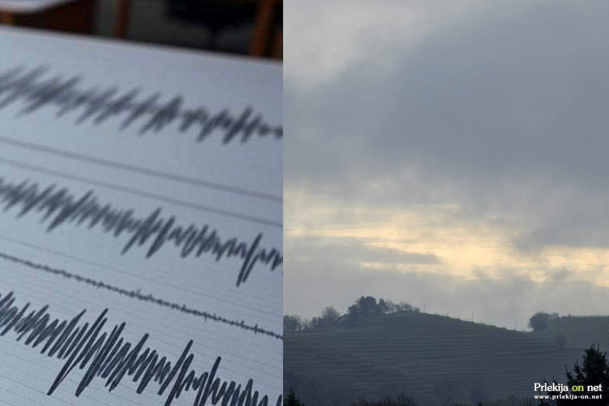 Gre za zelo šibek potres