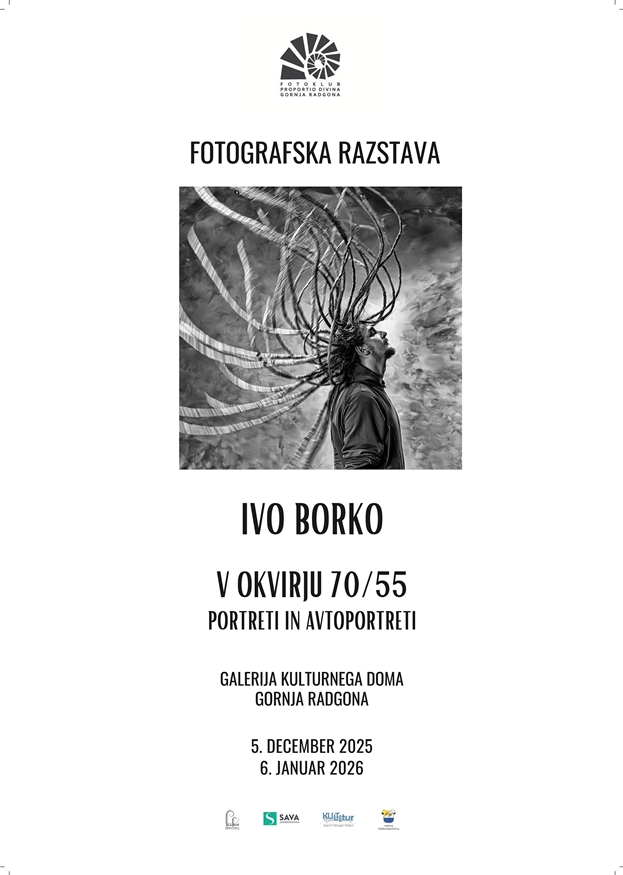 Odprtje razstave Iva Borka: V okvirju 70/55, portreti in avtoportreti