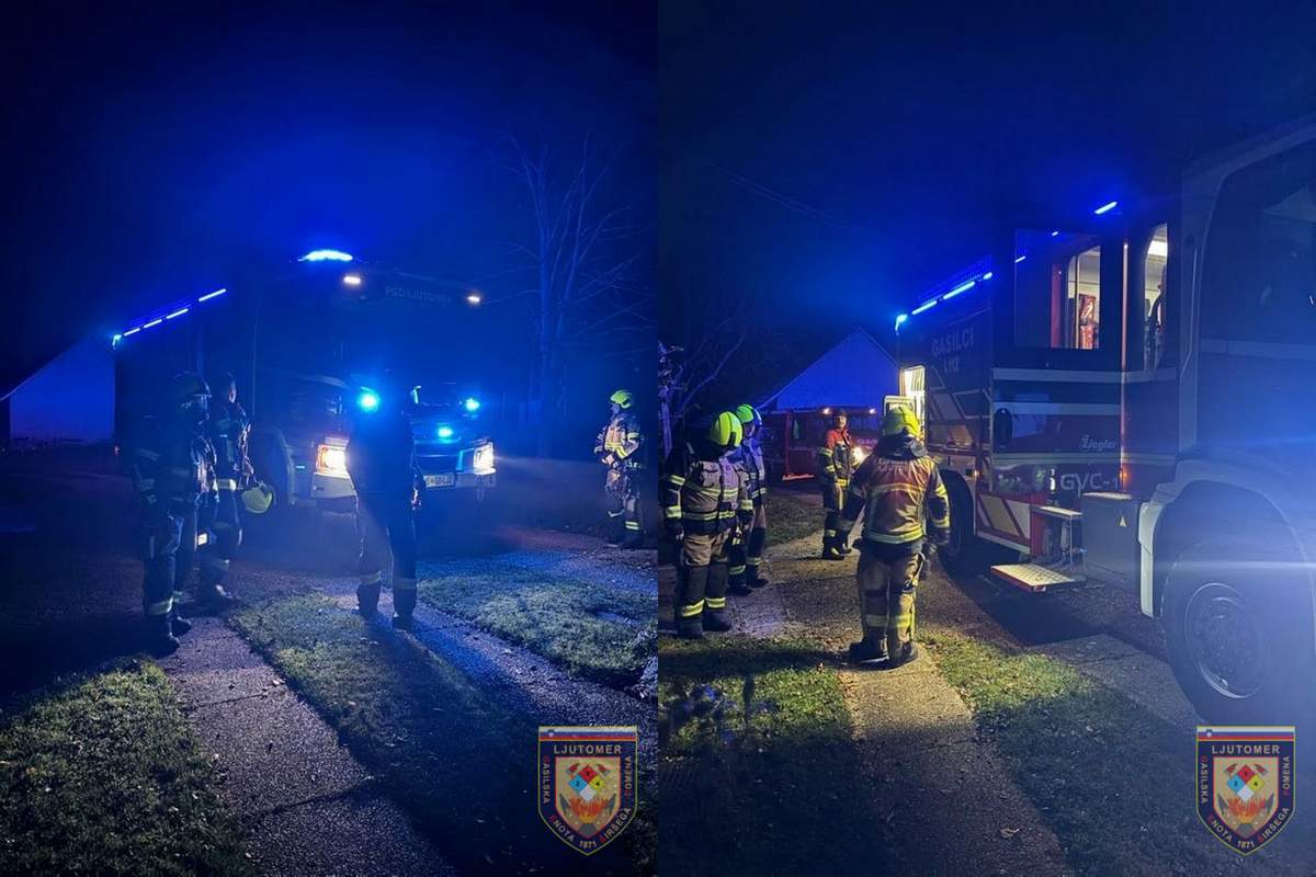 Požar so pogasili gasilci Požar so pogasili gasilci