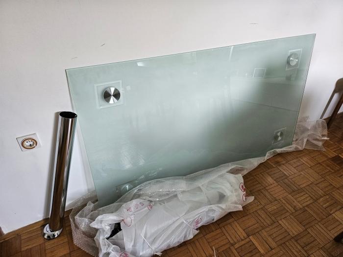 STEKLENA MIZA 160X90X75